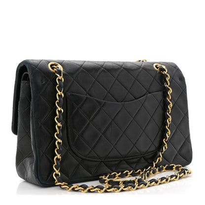 Chanel Lambskin Quilted Medium Double Flap Black 3 of 11