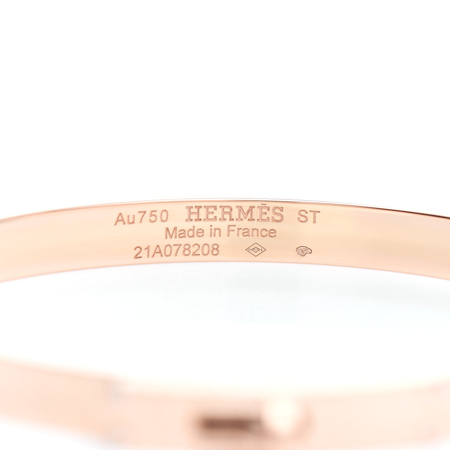 18K Rose Gold Diamond PM Kelly Bracelet ST