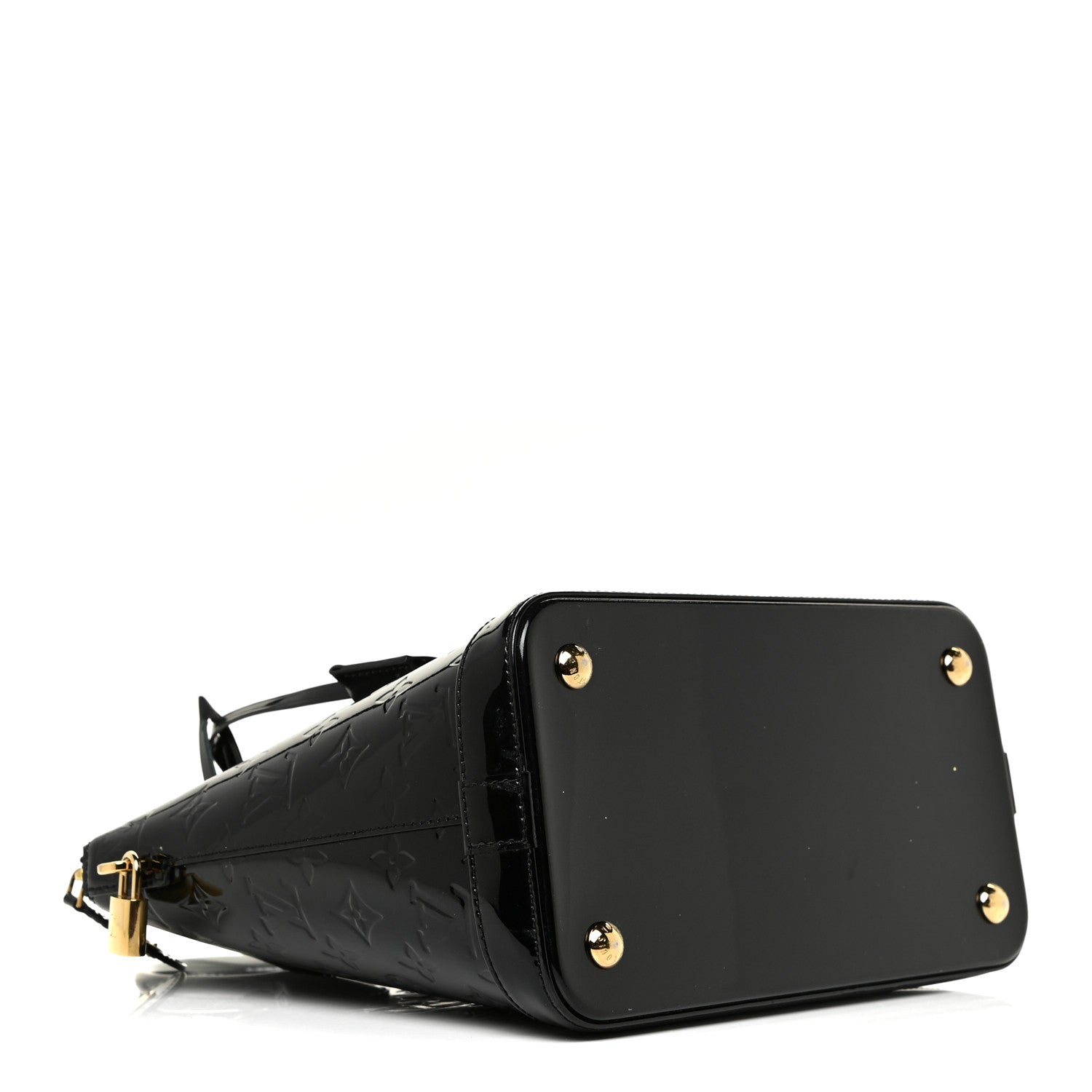 Louis Vuitton Vernis Lockit PM Black 3 of 17