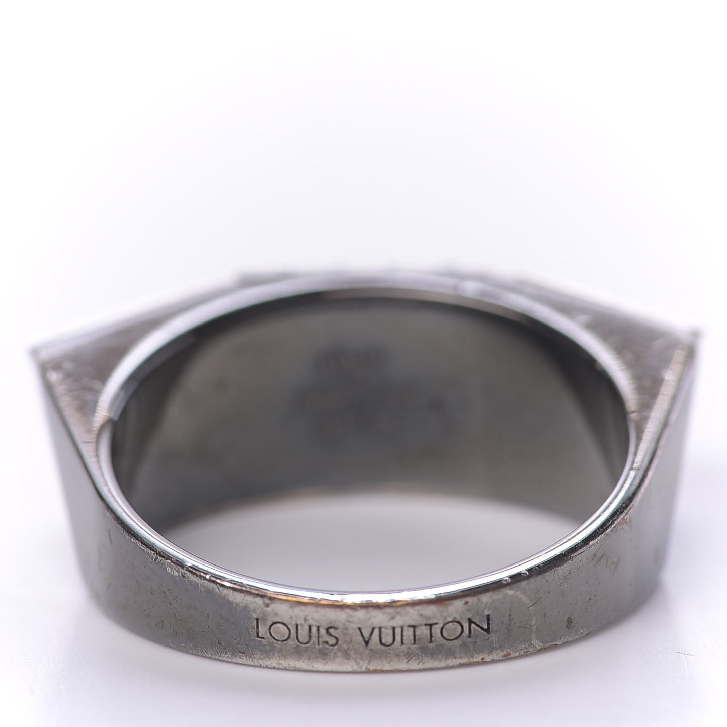 Metal Crystal Spiky Zig Zag Ring L Gold