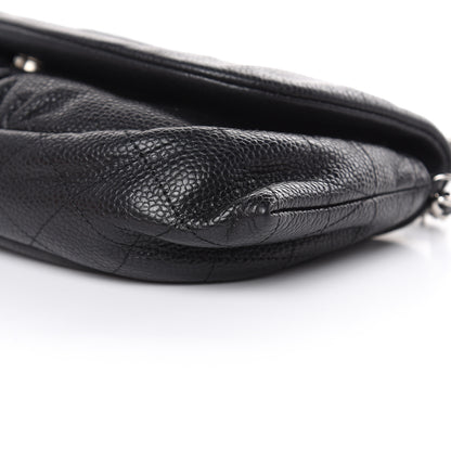 Chanel Caviar Half Moon Wallet On Chain WOC Black 9 of 14