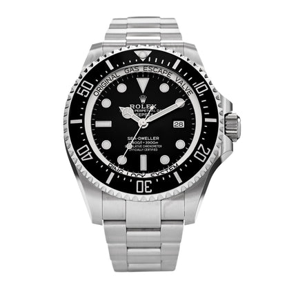 Rolex Stainless Steel 44mm Oyster Perpetual Date Sea-Dweller Deepsea Watch Black 126660 1 of 5