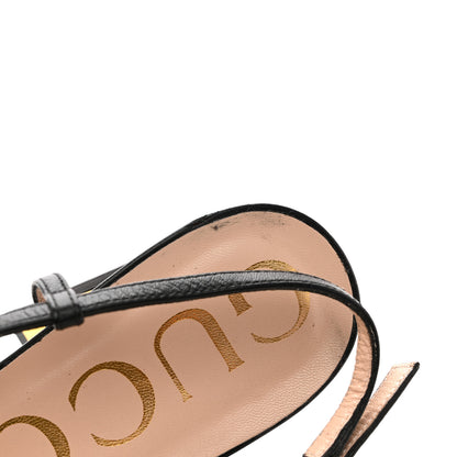 Gucci Malaga Kid Horsebit 75mm Slingback Pumps 40 Black 13 of 13