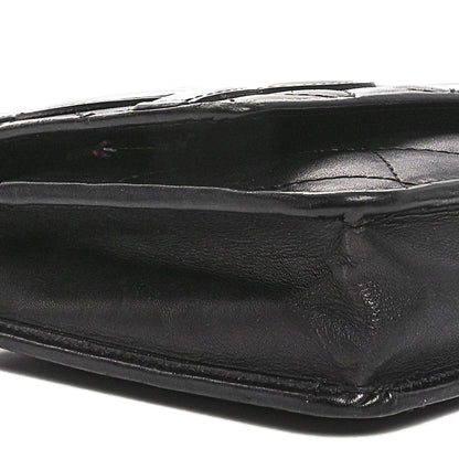 Chanel Calfskin Quilted Cambon Wallet on Chain WOC Black 10 of 13