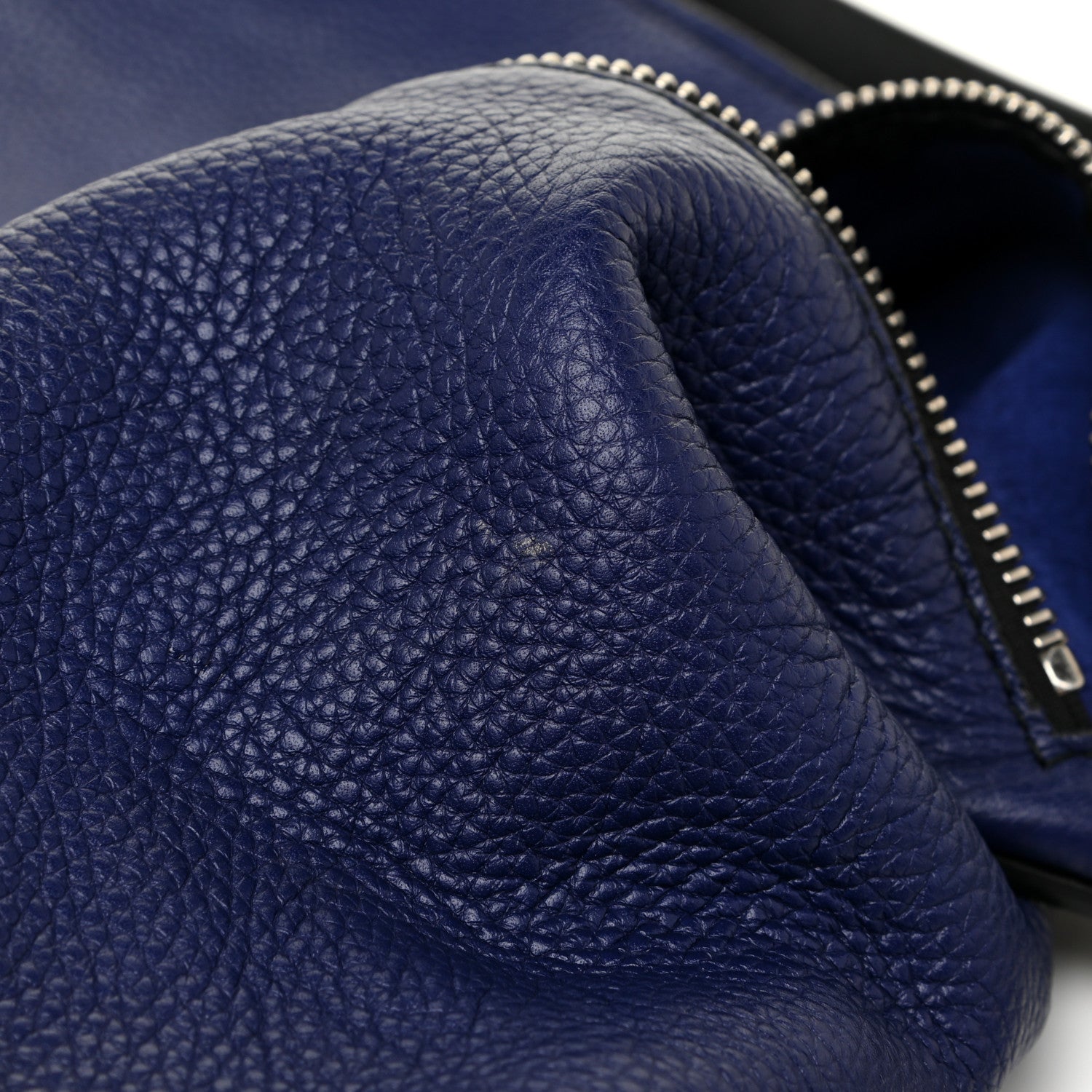 Proenza Schouler Pebbled Calfskin Medium Zip Hobo Blue 10 of 16