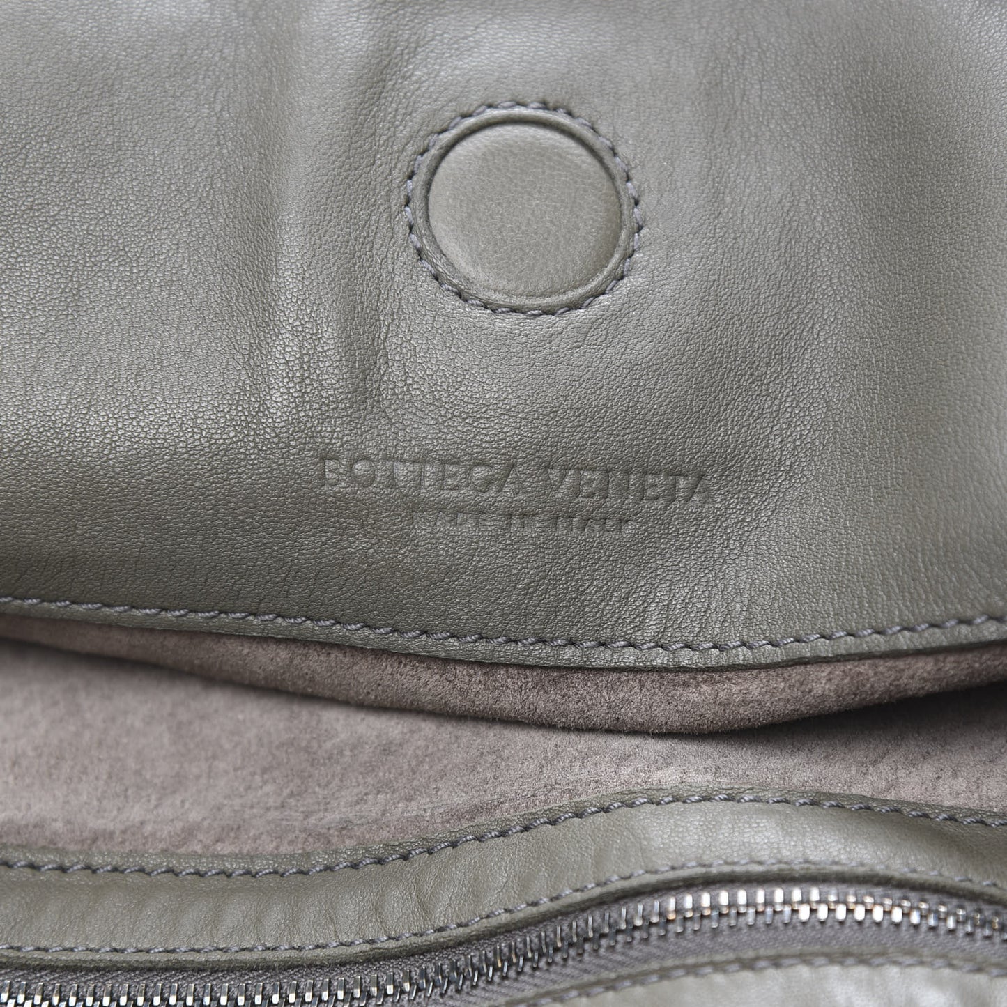 Nappa Intrecciato Large Campana Hobo Shadow