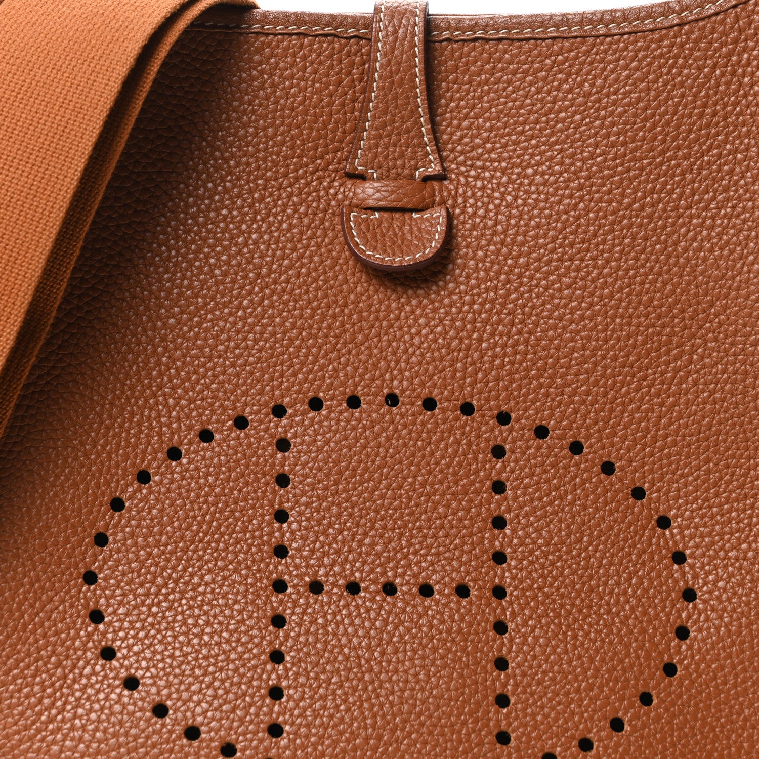 Hermes Taurillon Clemence Evelyne III PM Gold 8 of 11