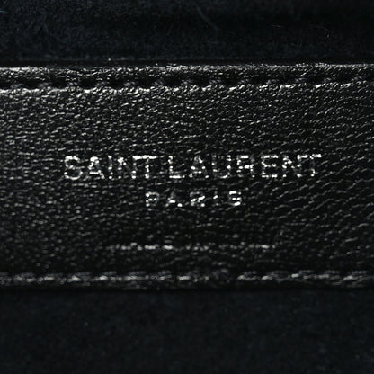 Saint Laurent Calfskin Pac Ruched Hobo Black 6 of 10