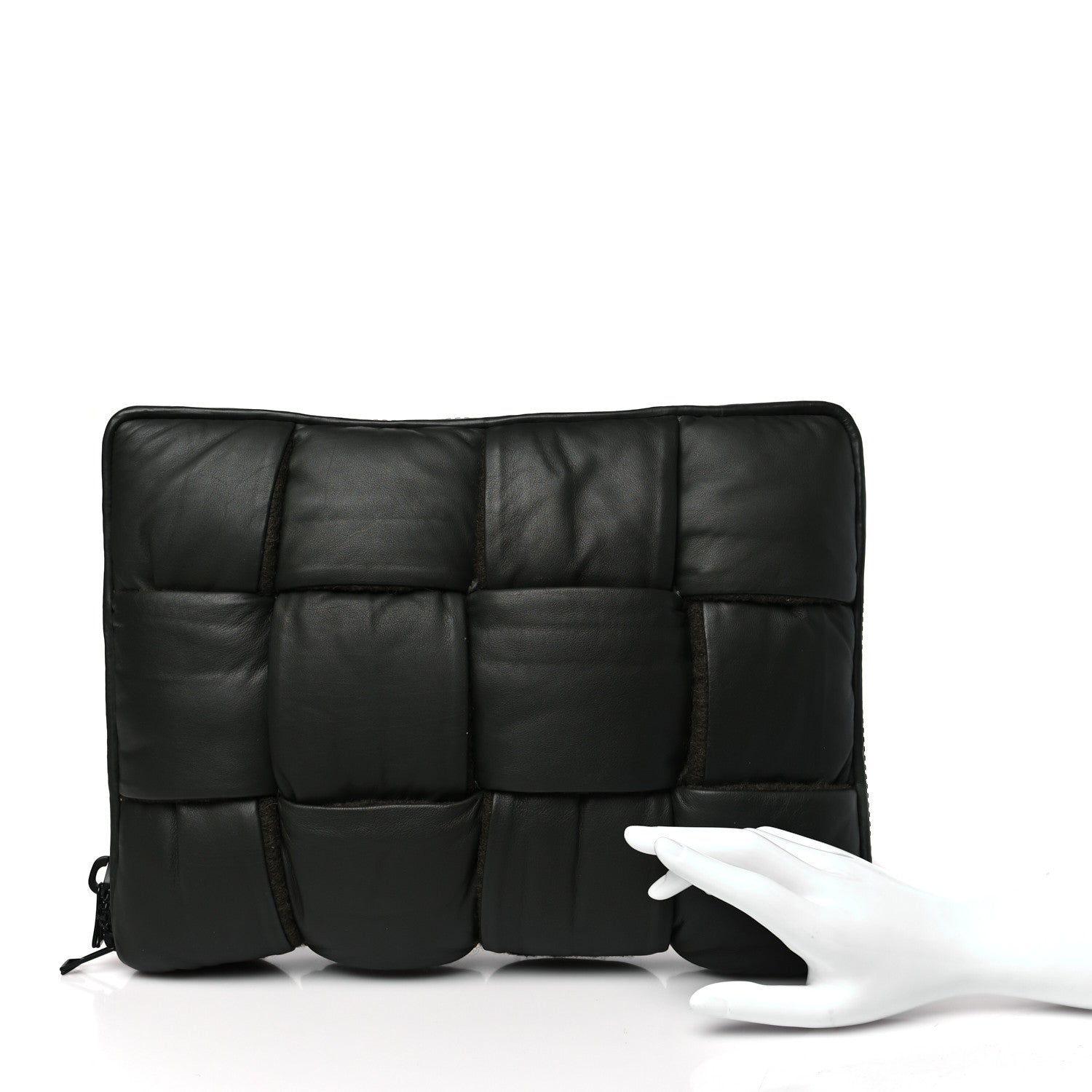 Bottega Veneta Calfskin Maxi Intrecciato Puffy Laptop Pouch Camping 2 of 8