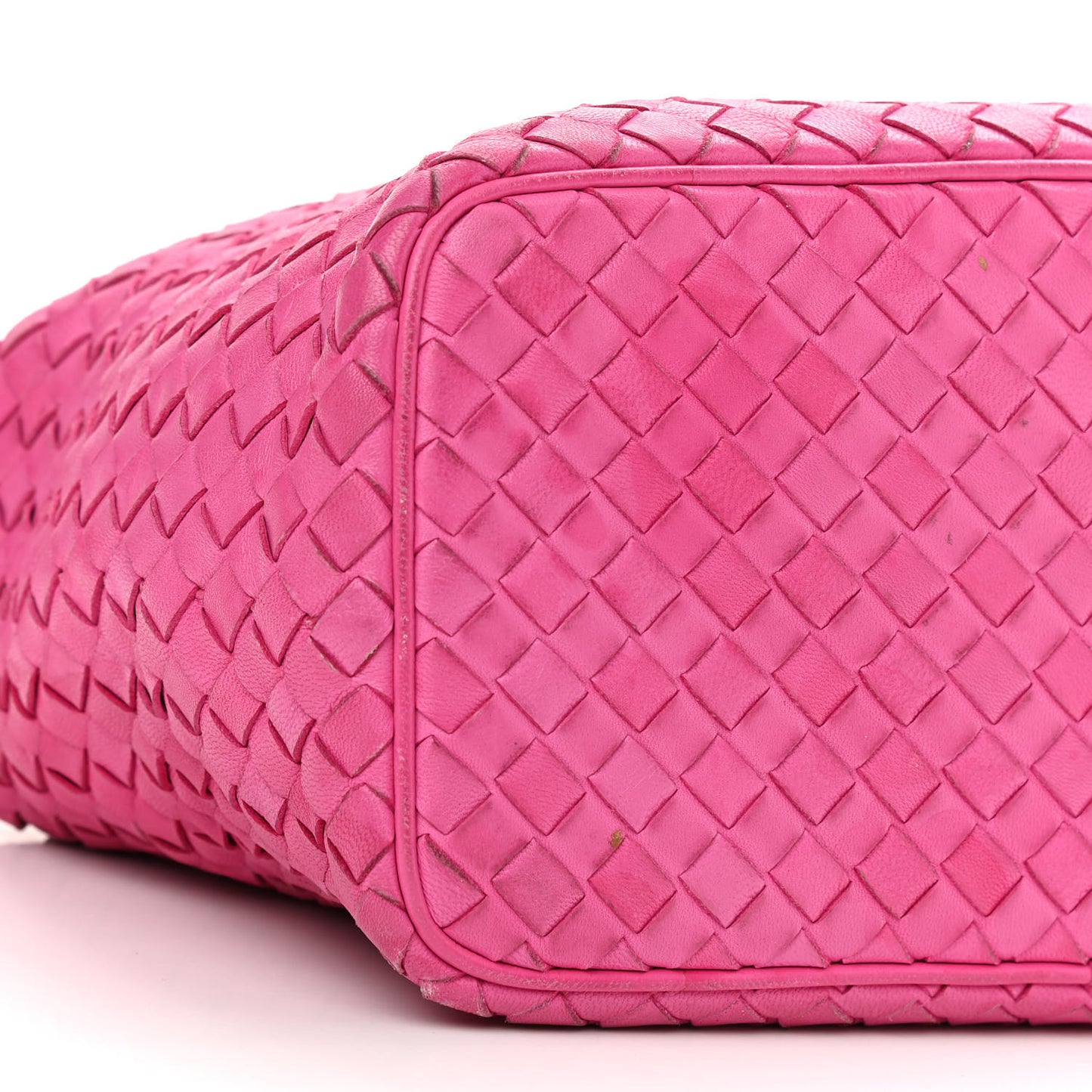 Nappa Intrecciato Small Shoulder Bag Pink