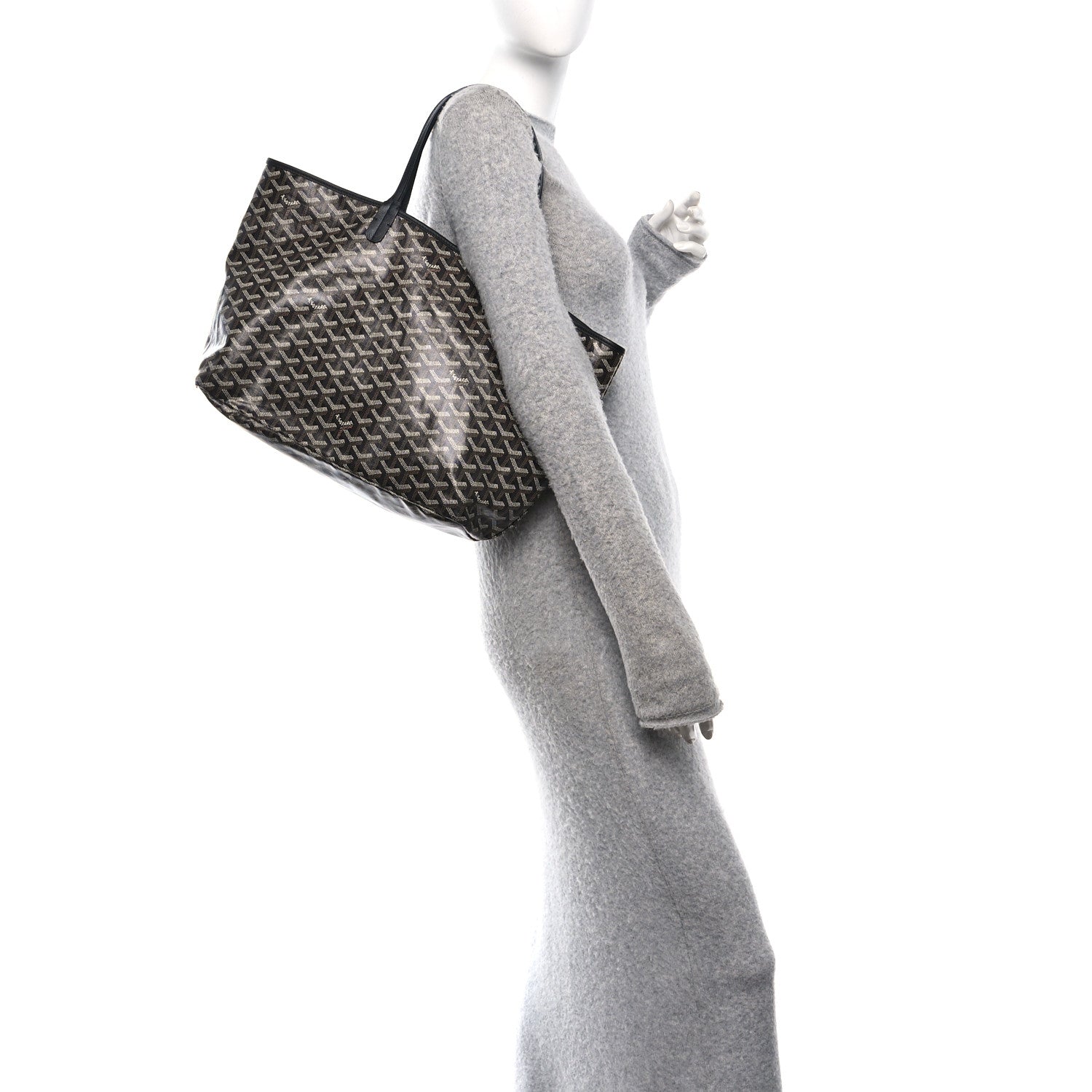 Goyard Goyardine Saint Louis PM Black 2 of 9