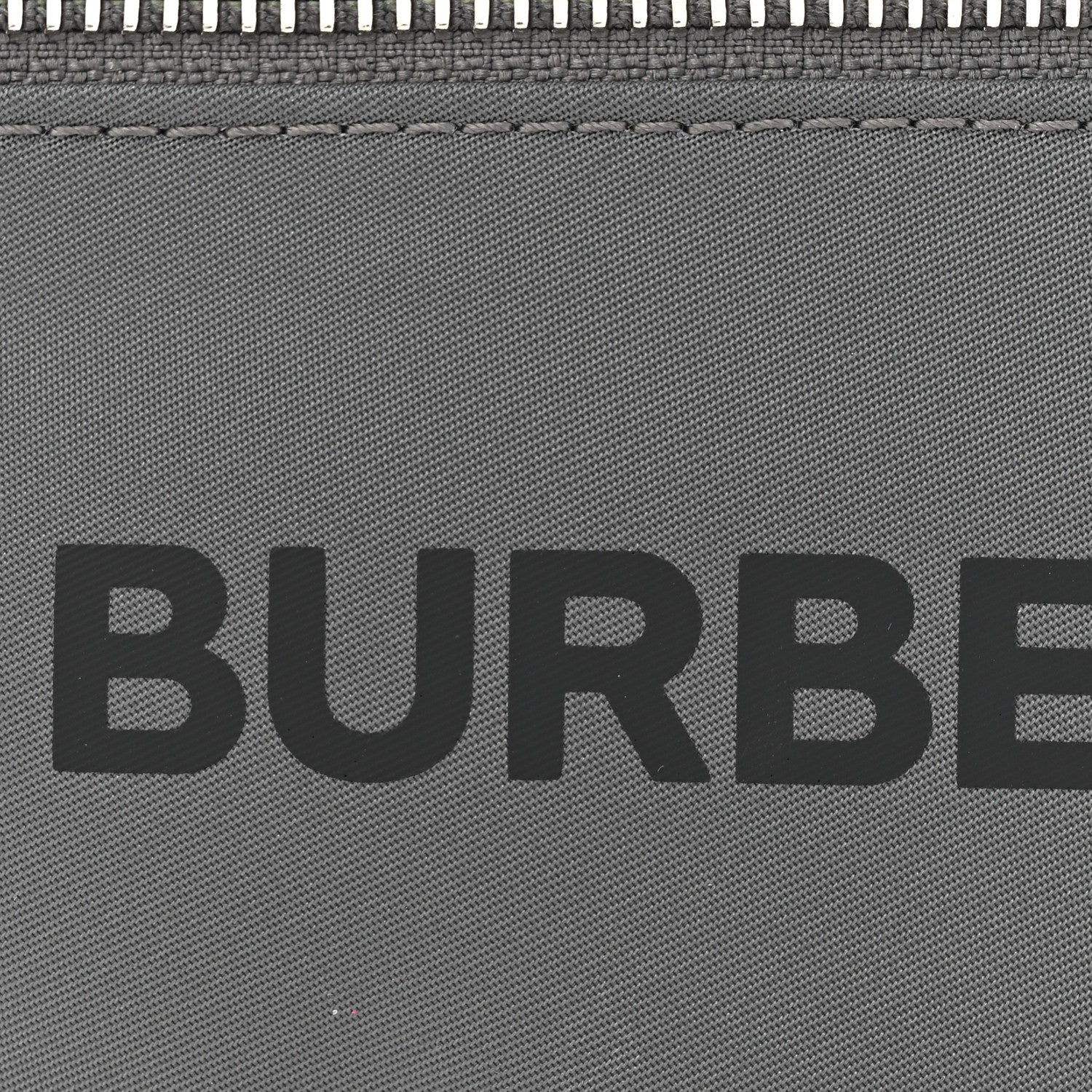 Burberry Econyl Logo Print Small Cannon Bum Bag Charcoal Grey 8 of 10