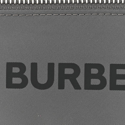 Burberry Econyl Logo Print Small Cannon Bum Bag Charcoal Grey 8 of 10