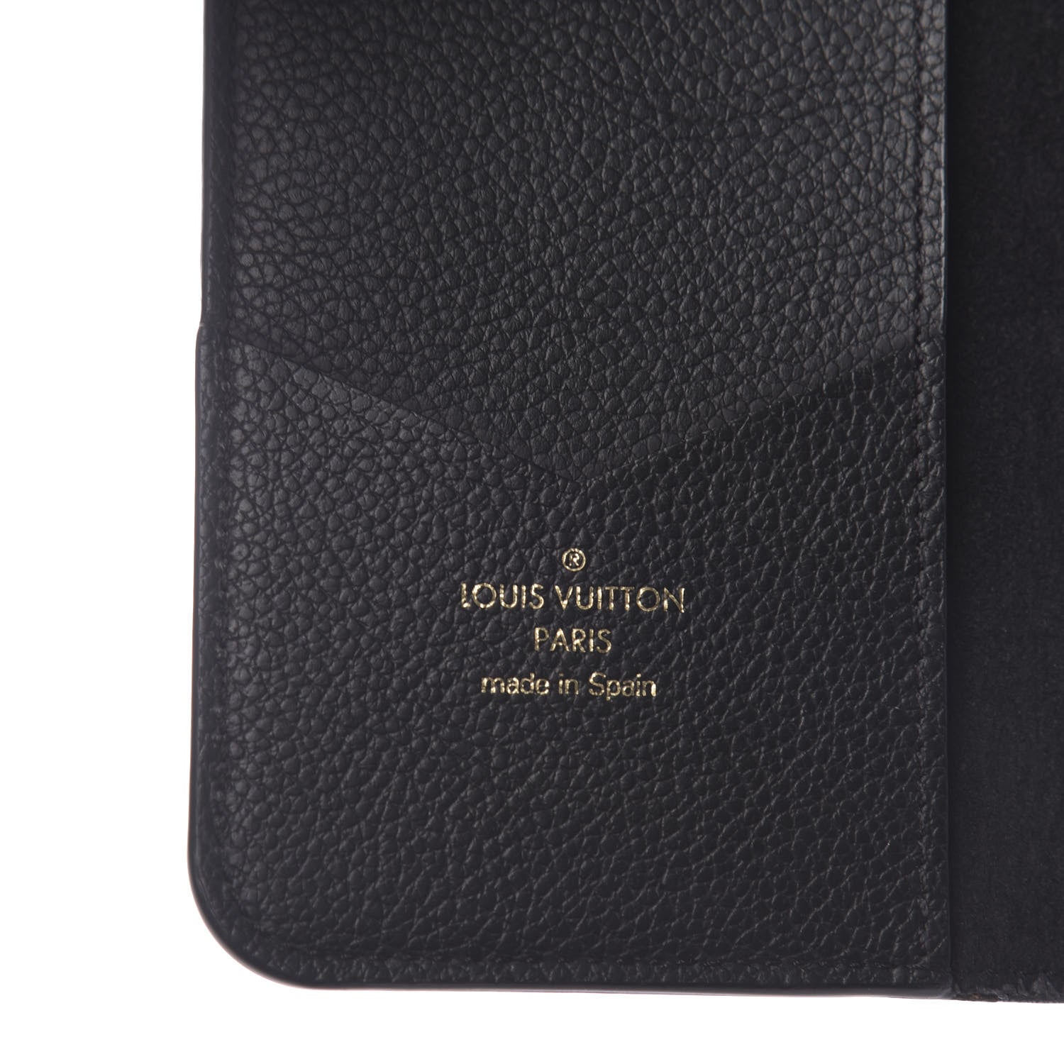 Louis Vuitton Empreinte iPhone X/XS Folio Case Black 6 of 8