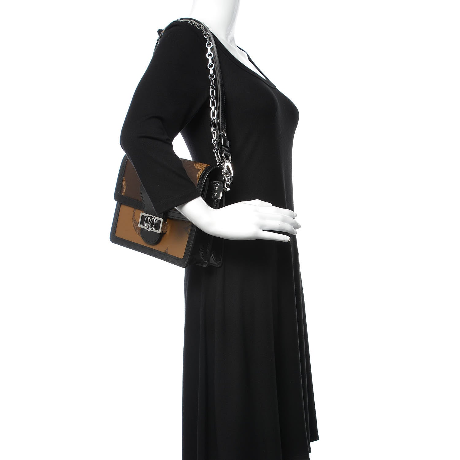 Louis Vuitton Reverse Monogram Giant Dauphine MM 2 of 10