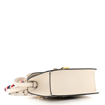 Gucci Calfskin Mini Sylvie Top Handle Bag White 4 of 15
