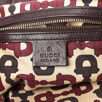 Gucci Guccissima Large Hysteria Tote Chocolate 6 of 9