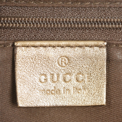 Gucci Satin Monogram Medium Abbey Shoulder Bag Bronze 12 of 26