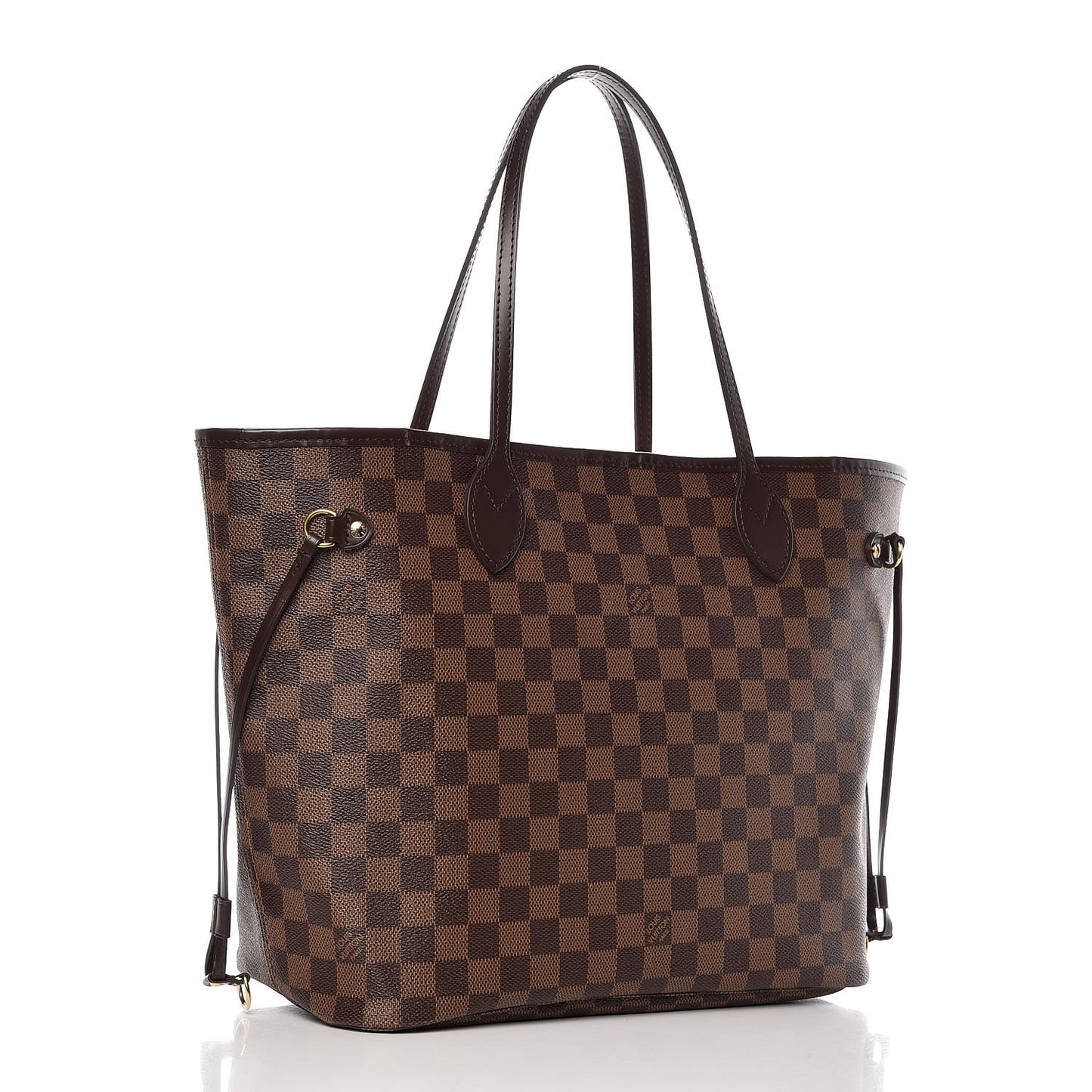 Damier Ebene Neo Neverfull MM Rose Ballerine