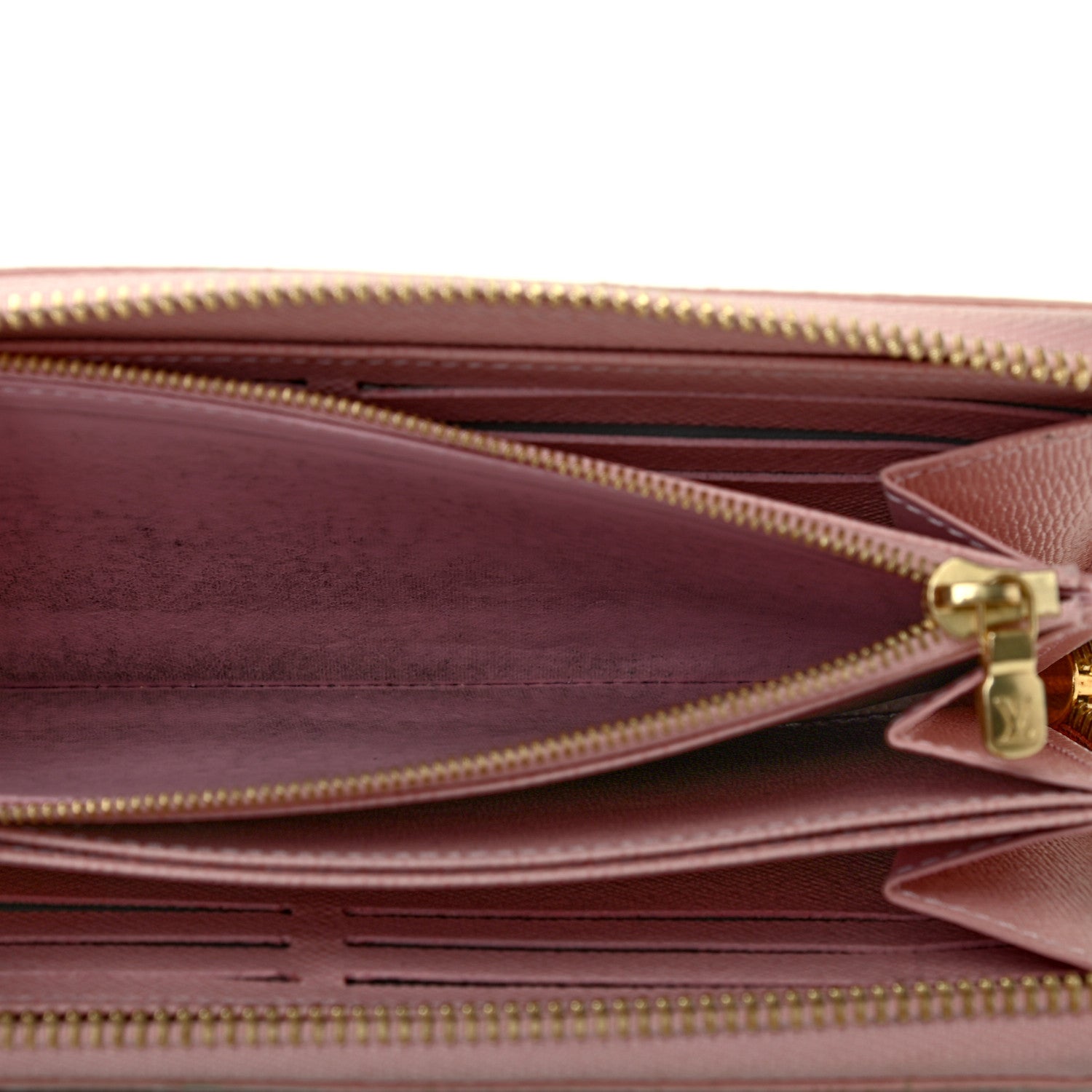 Louis Vuitton Damier Azur Zippy Wallet Rose Ballerine 8 of 8