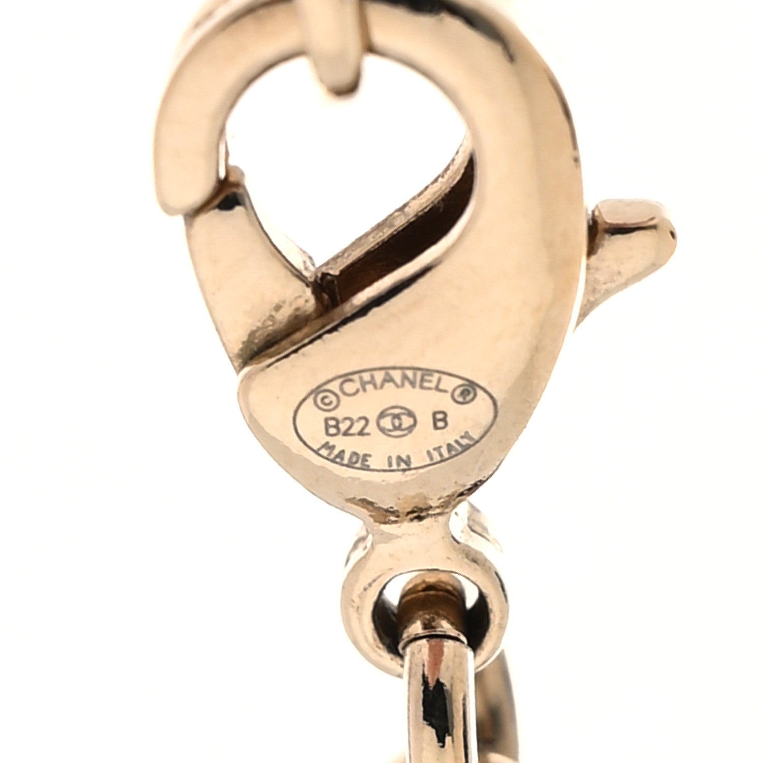 Chanel Lambskin Crystal CC Heart Choker Gold Black 3 of 4