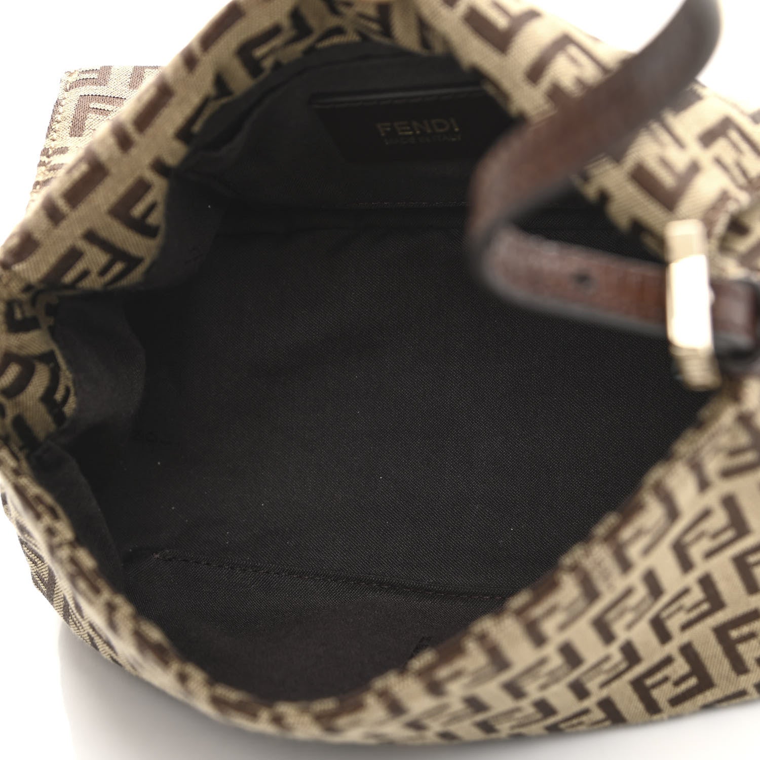 Fendi Zucchino Vitello Mini Mama Baguette Mogano Panna Bruciato 5 of 12