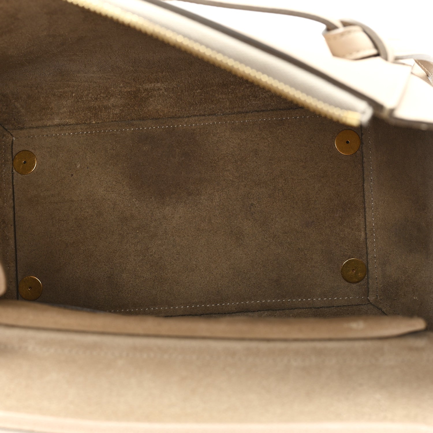 Celine Grained Calfskin Mini Belt Bag Light Taupe 5 of 11