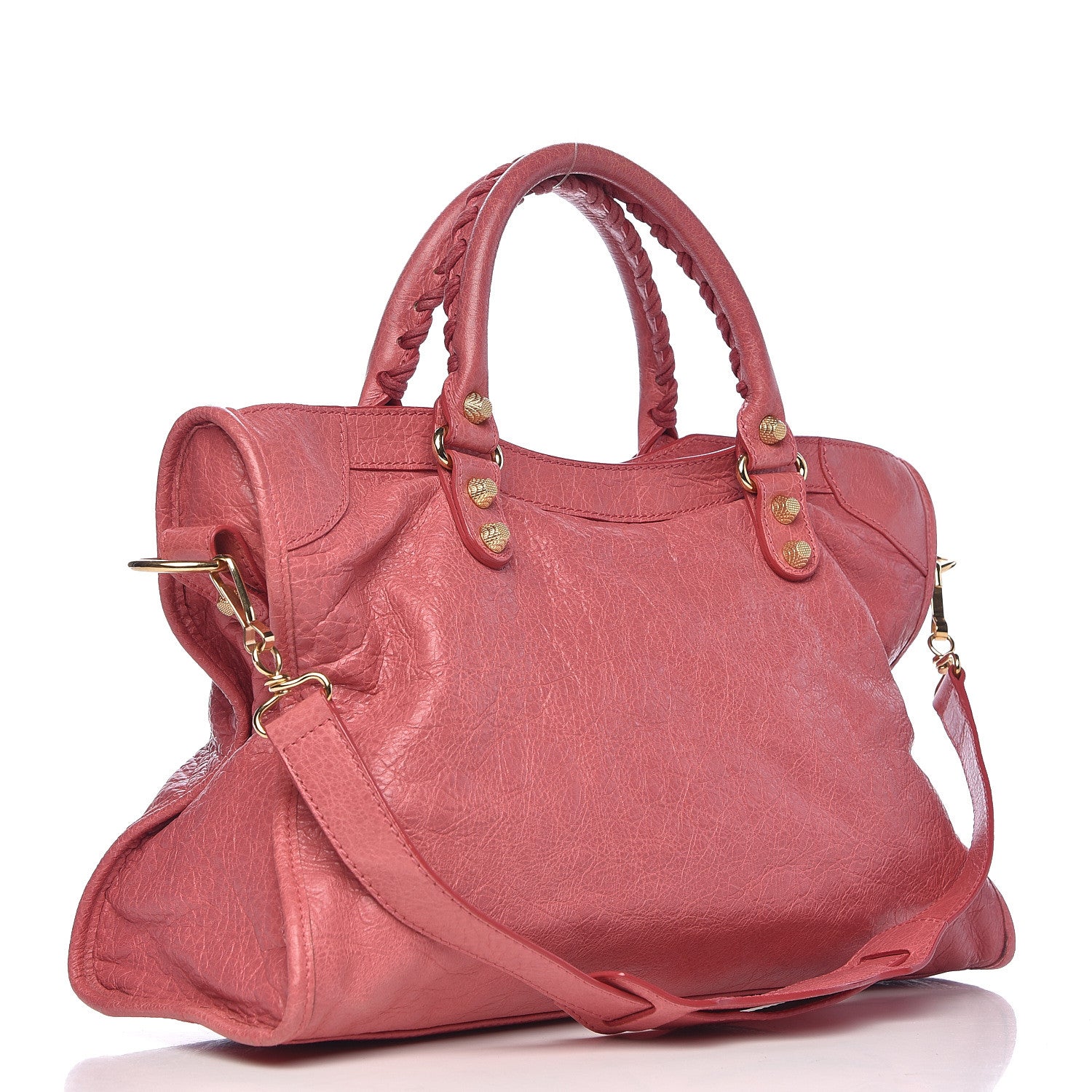 Balenciaga Agneau Giant 12 Gold Hardware City Rose Bombon Raspberry 3 of 10