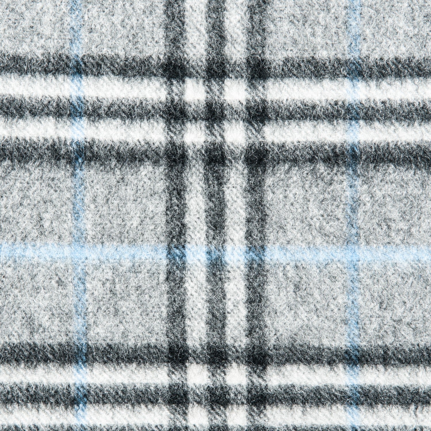 Burberry Cashmere Nova Check Fringe Scarf Grey 4 of 4