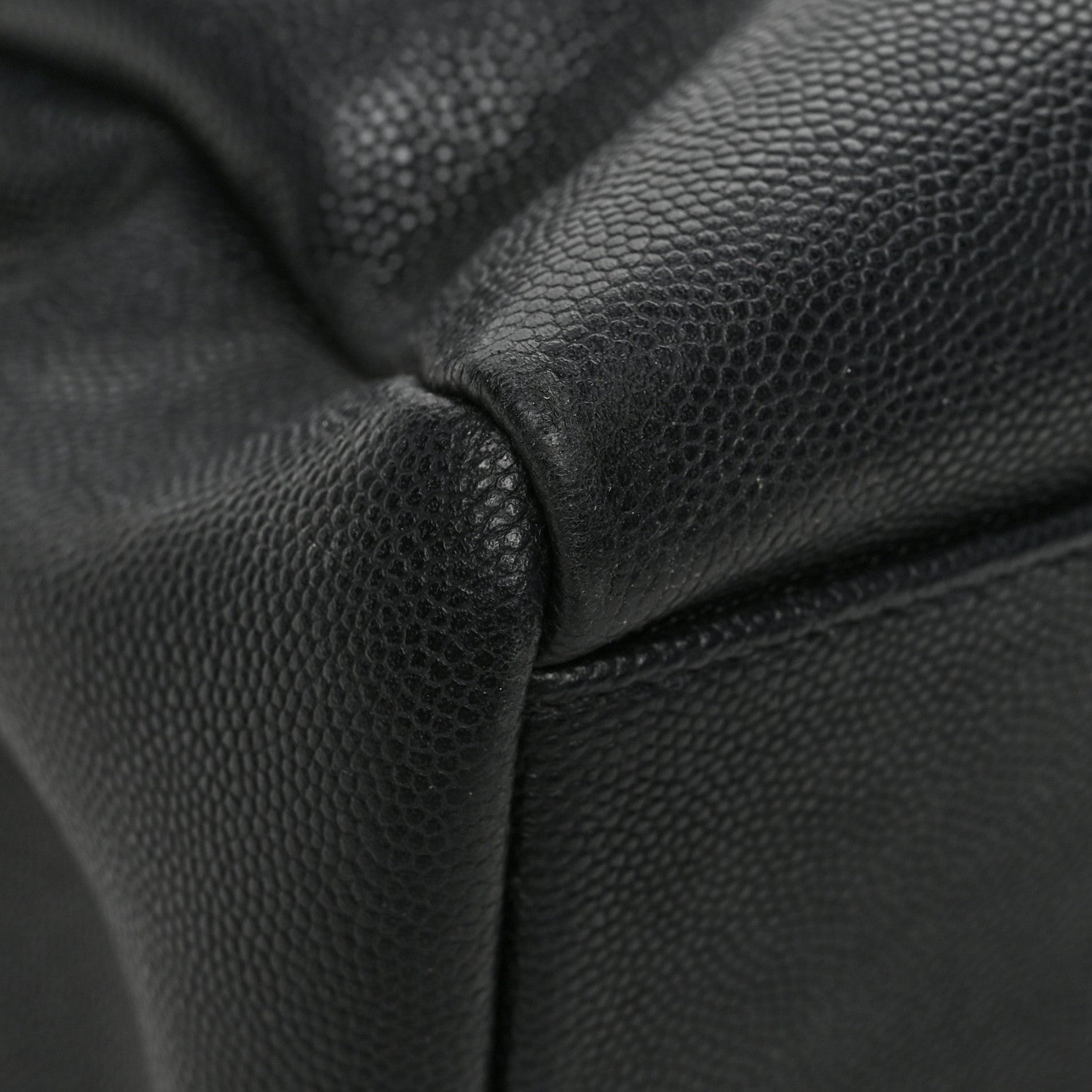 Saint Laurent Grain De Poudre Medium West Hollywood Monogram Fold-Over Black 11 of 11