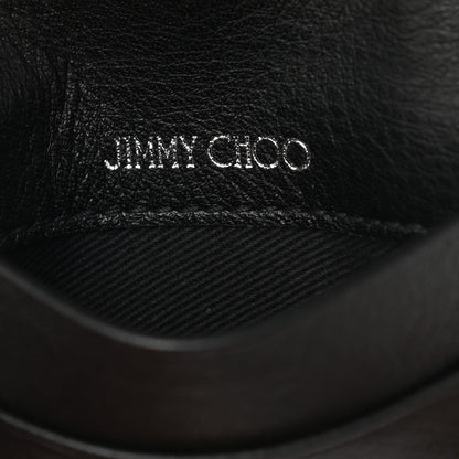 Jimmy Choo Calfskin Crystal Cheri Charm Case Wallet Black 7 of 9