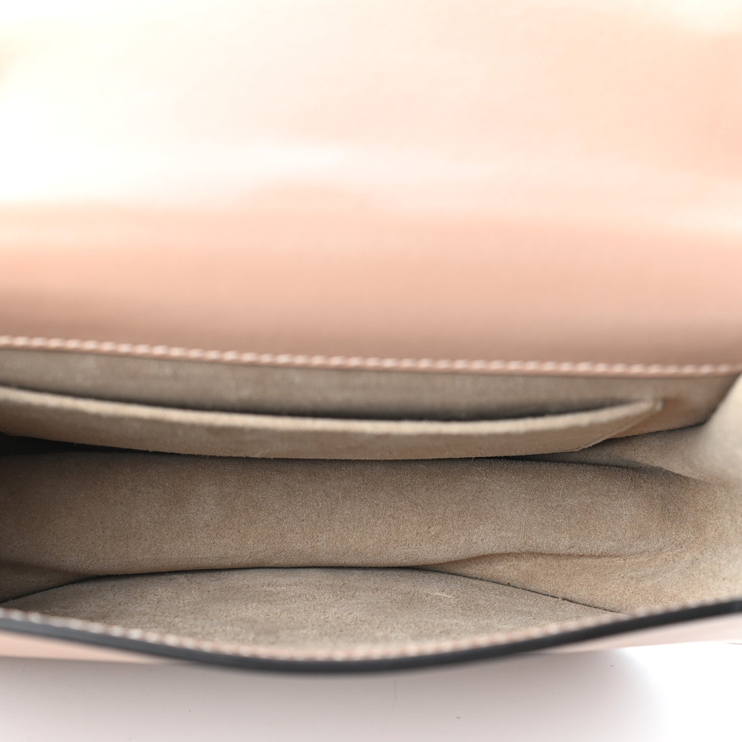 Chloe Calfskin Suede Medium Nile Bracelet Bag Biscotti Beige 5 of 8