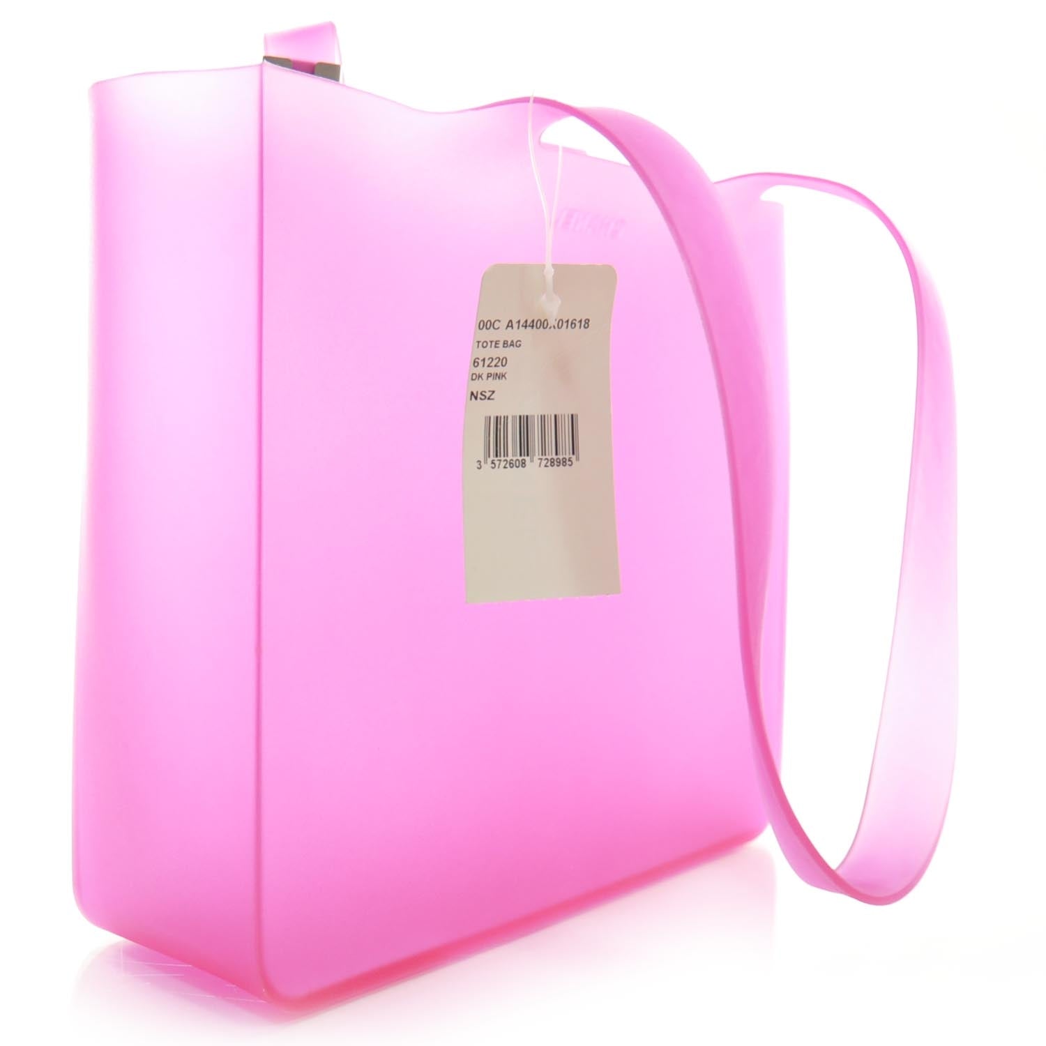 Chanel Jelly Rubber Small Tote Pink 2 of 8