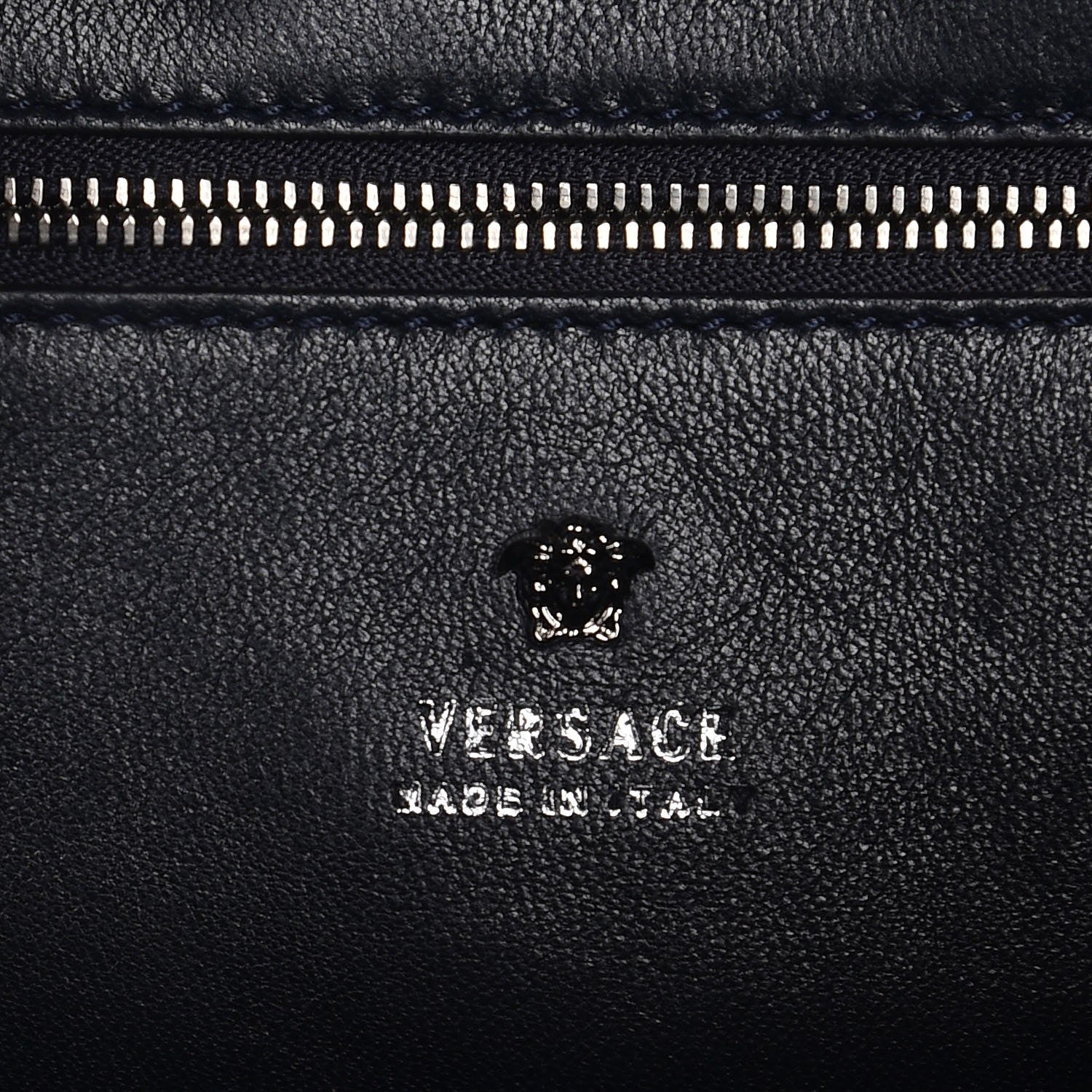 Versace Calfskin Large Palazzo Empire Bag Black 7 of 8
