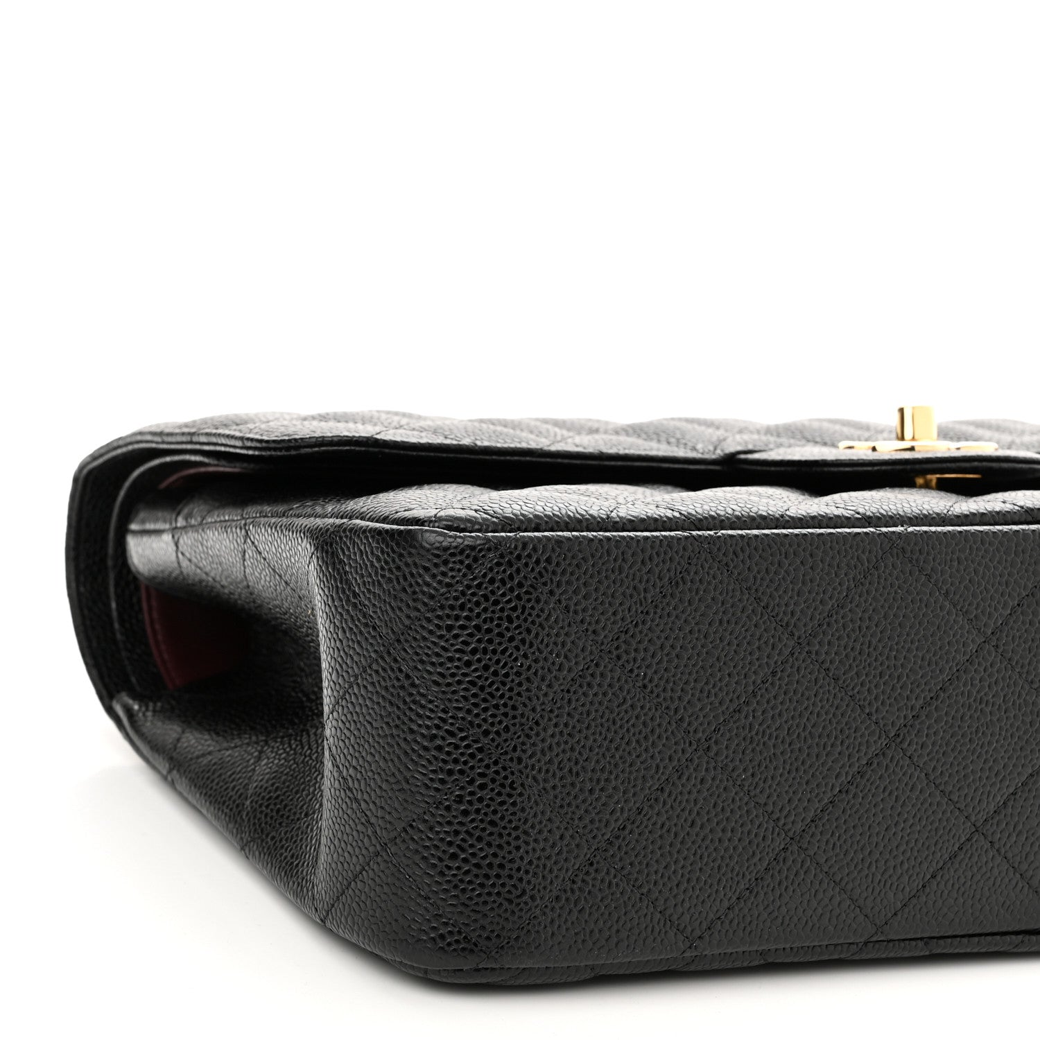 Chanel Caviar Quilted Jumbo Double Flap Black 9 of 10