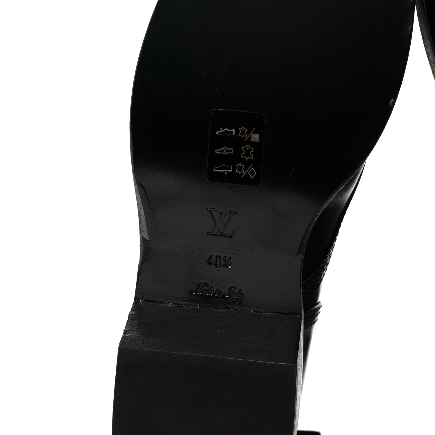 Louis Vuitton Calfskin Monogram Metropolis Flat Ranger Boots 40.5 Black 6 of 6