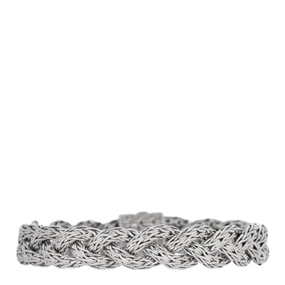 John Hardy Sterling Silver Medium Braided Classic Chain Bracelet 1 of 3