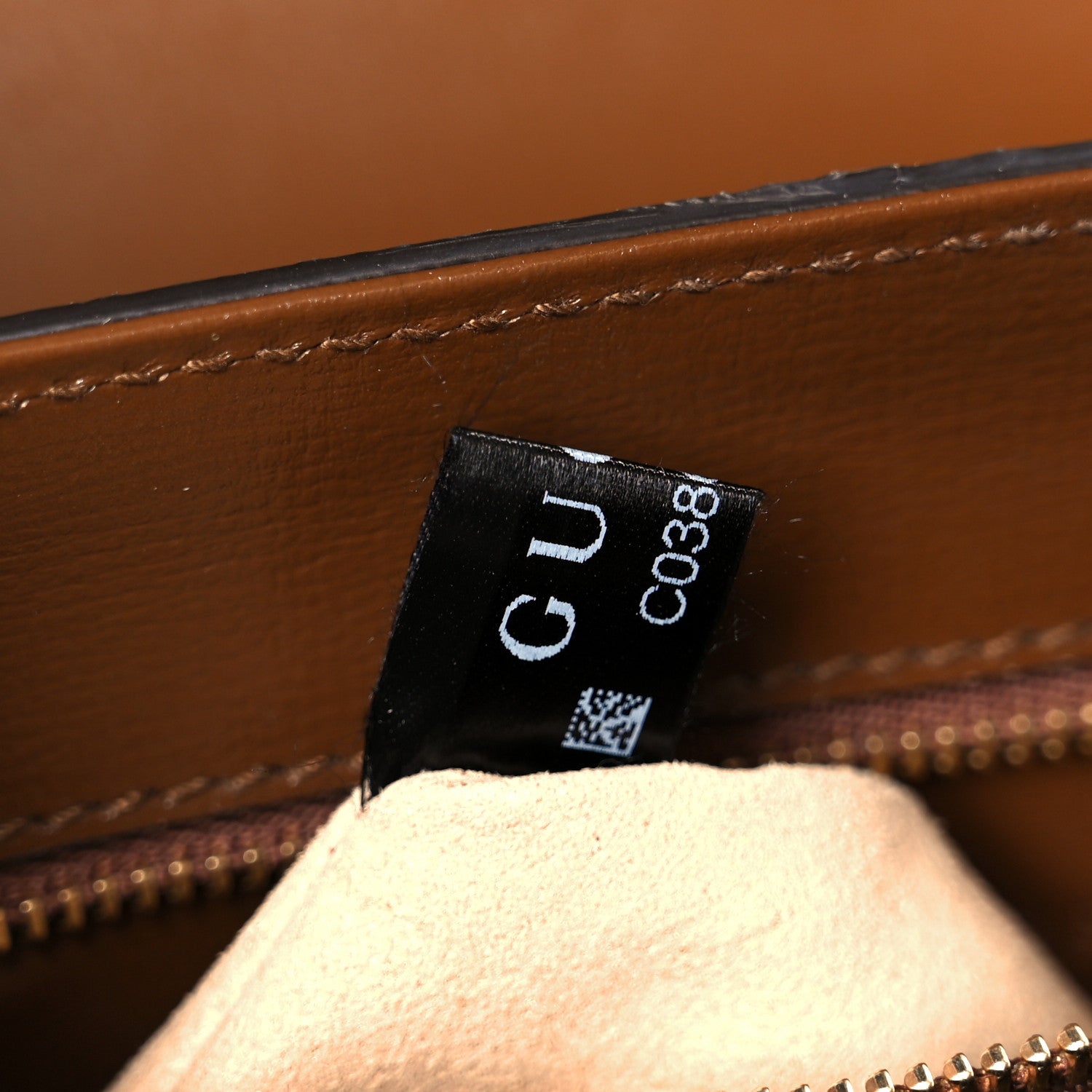 Gucci GG Supreme Monogram Calfskin Medium Horsebit 1955 Top Handle Bag Beige Ebony Brown Sugar 8 of 11