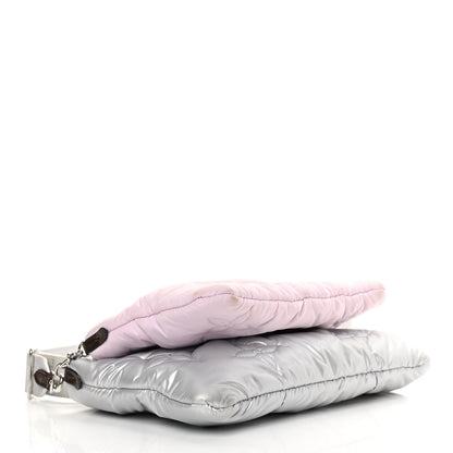 Louis Vuitton Econyl Monogram Pillow Maxi Multi Pochette Accessories Silver Pale Pink 4 of 14