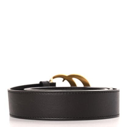 Gucci Moon Calfskin Double G 30mm Belt 85 34 Dark Cocoa 2 of 5