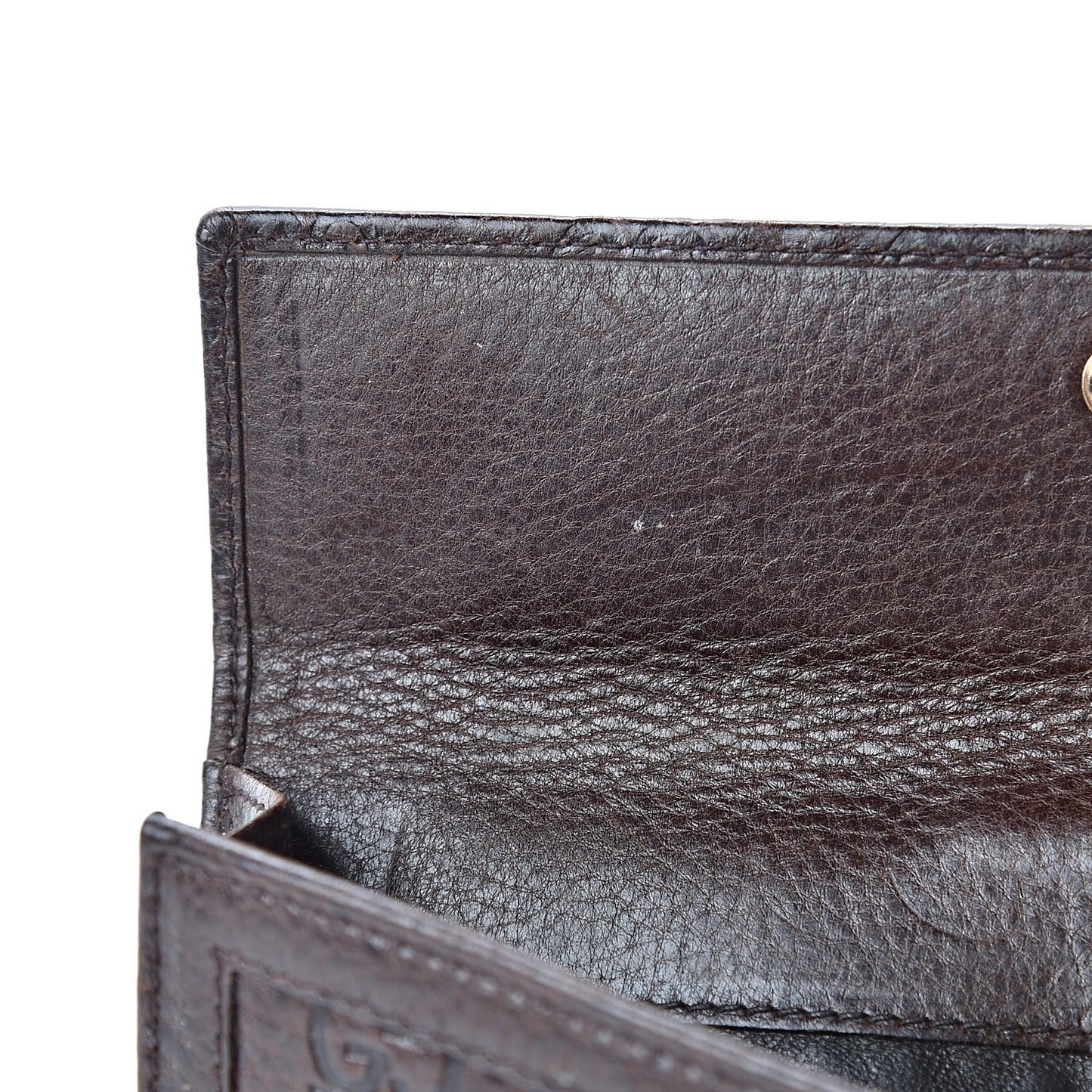 Guccissima Signoria Continental Wallet Dark Brown