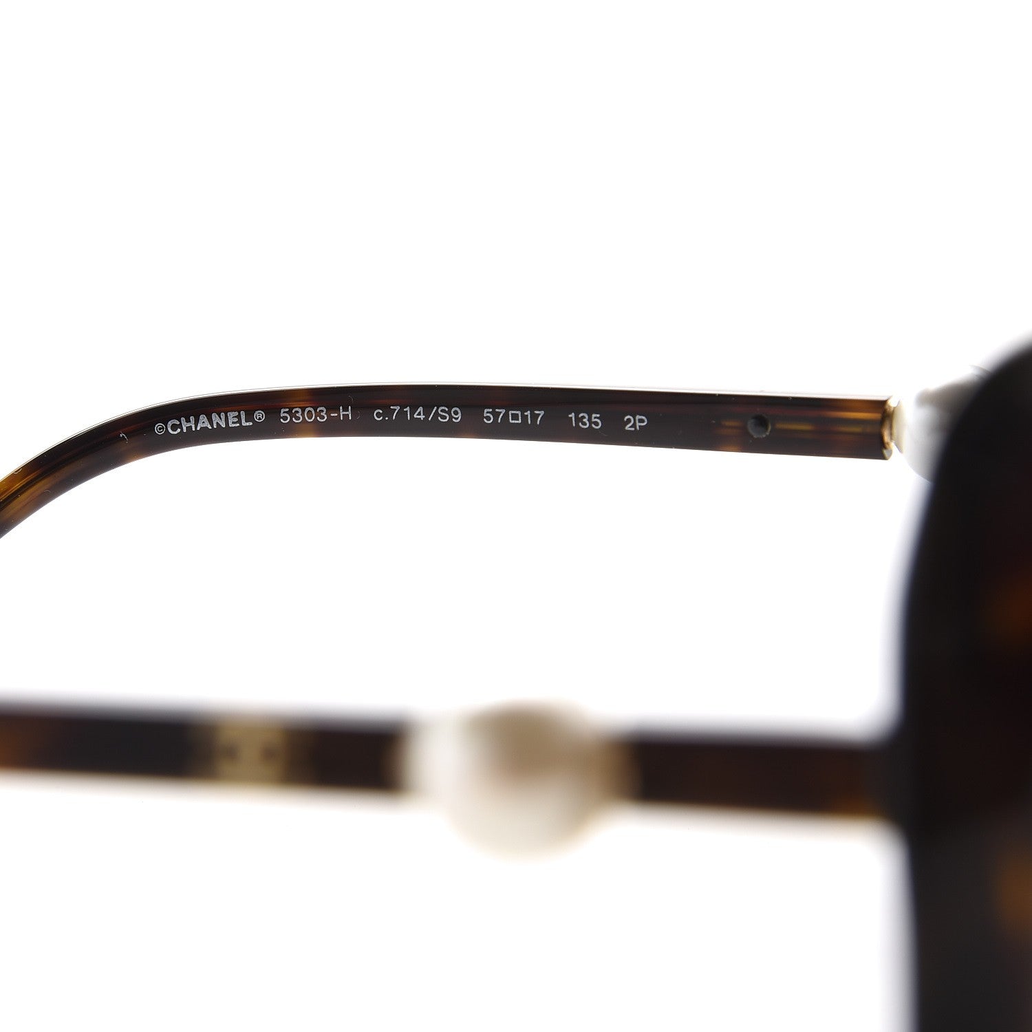 Chanel Pearl Polarized Sunglasses 5303-H Tortoise 6 of 9
