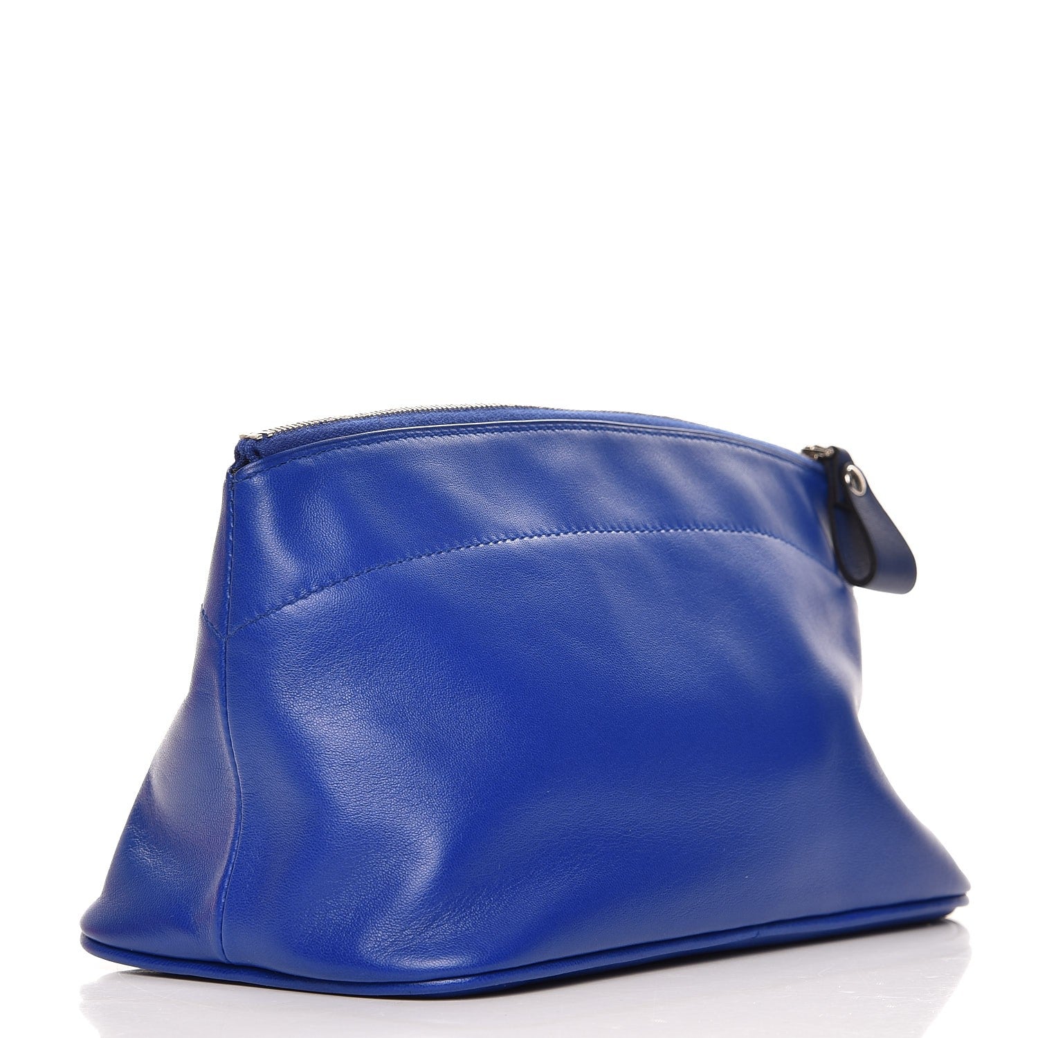 Hermes Lambskin Tohubohu Pouch PM Bleu Electrique Bleu Saphir 3 of 8