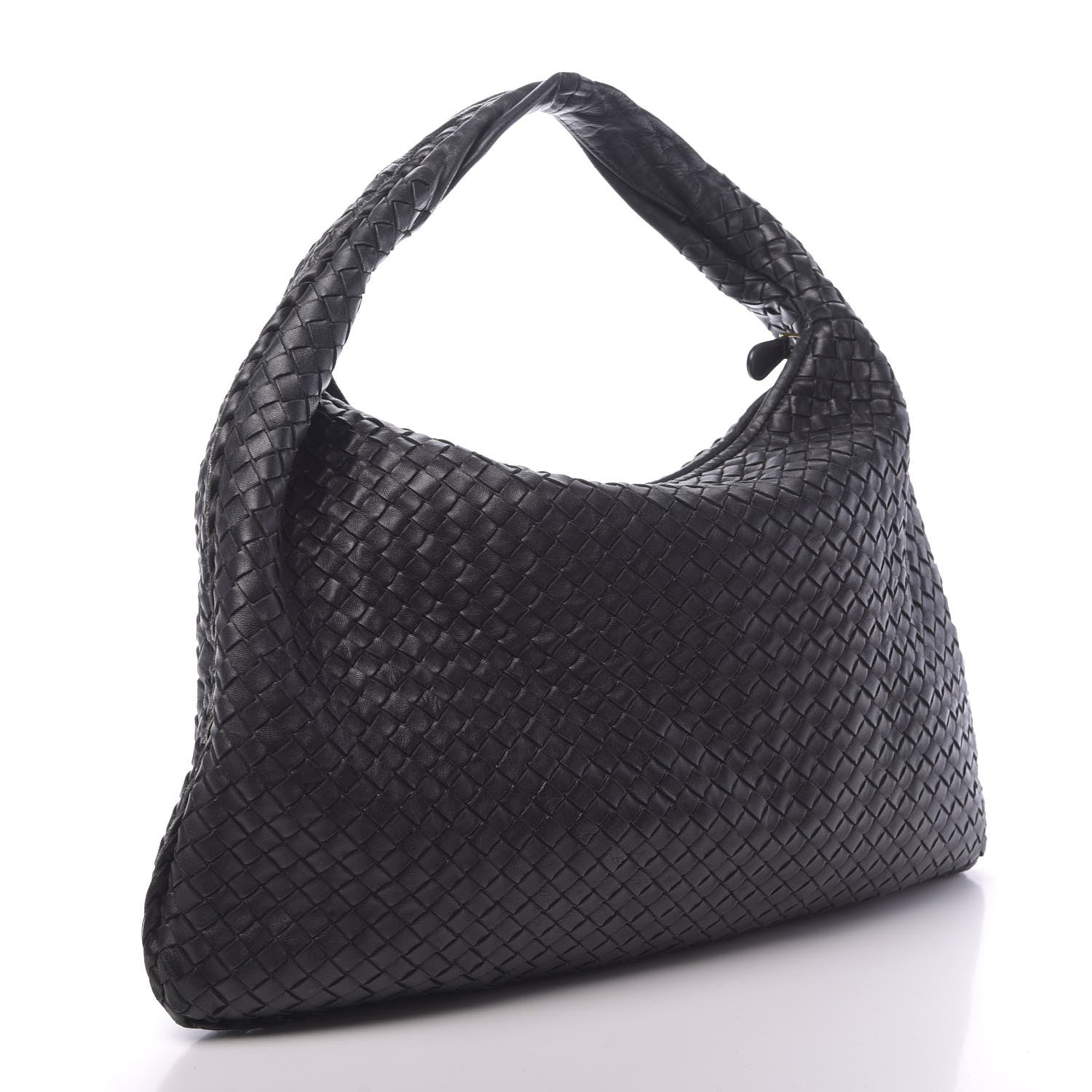 Bottega Veneta Nappa Intrecciato Large Veneta Hobo Black 3 of 14