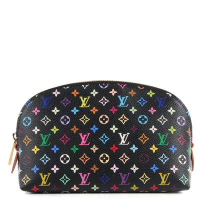 Louis Vuitton Monogram Multicolor Cosmetic Pouch Black Grenade 1 of 7