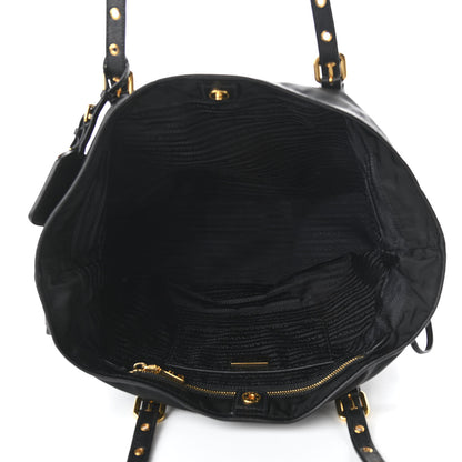Prada Tessuto Nylon Saffiano Tote Black 4 of 8