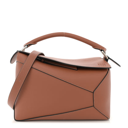 Loewe Calfskin Small Puzzle Edge Bag Tan 1 of 12