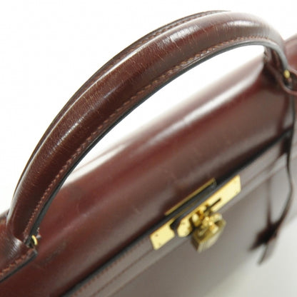 Hermes Box Kelly 32 Bordeaux 6 of 10