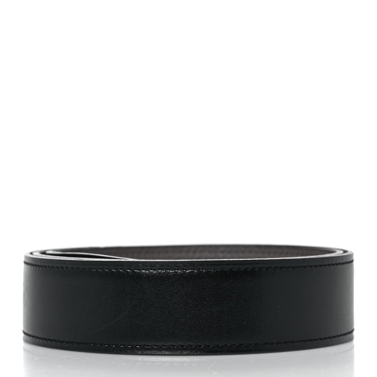 Hermes Box Togo 32mm Belt Strap 80 Black Etain 2 of 5