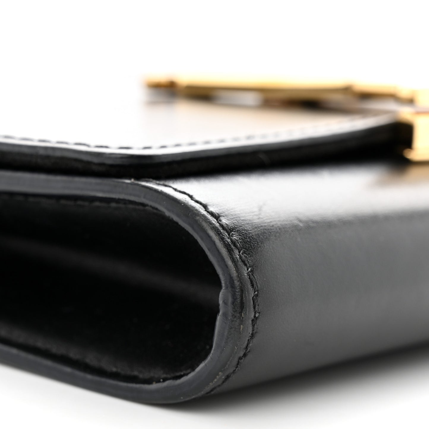 Calfskin Chain Louise MM Black
